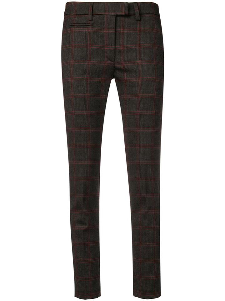 Dondup Low Rise Tapered Trousers - Grey