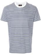 Tod's Fine Striped Breton T-shirt - Blue