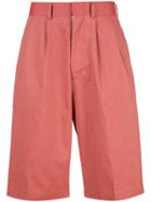Junya Watanabe Man Long Chino Shorts - Red