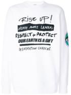 Kenzo - Rise Up Sweatshirt - Men - Cotton - S, White, Cotton