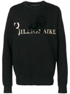 Billionaire Branded Lion Sweater - Black