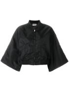 Hache Wide Sleeve Bomber Jacket - Black