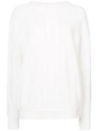 Kimora Lee Simmons Pointelle Knit Top - White