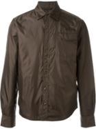 Aspesi Zip Up Wind Breaker, Men's, Size: Xxl, Brown, Polyester/polyamide