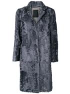 Liska Single Breasted Coat - Grey