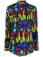 Dsquared2 Psychedelic Print Shirt - Black