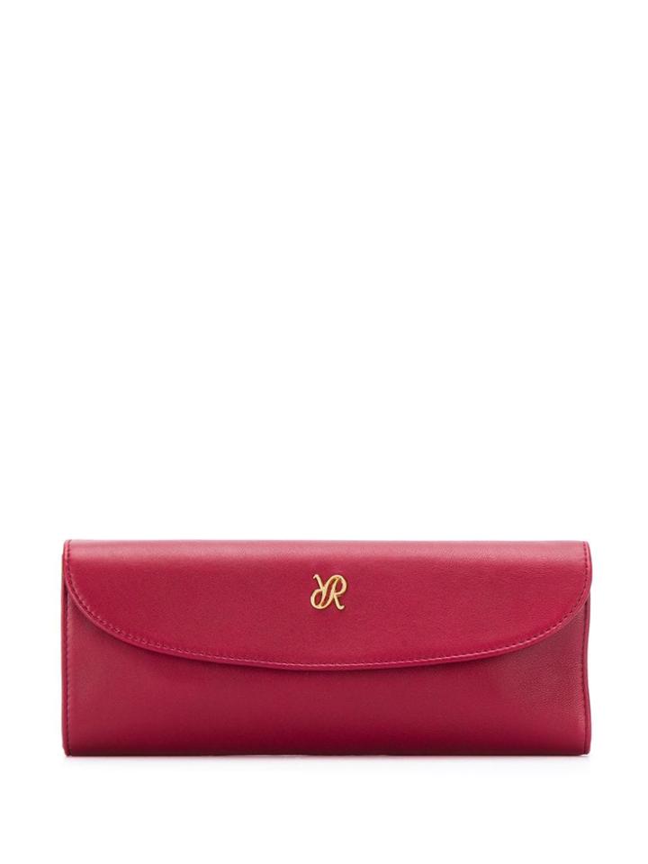 Rapport Dark Red Smooth Leather Jewellery Roll W