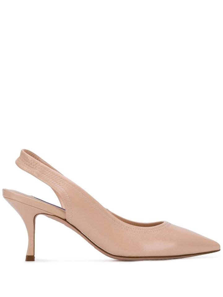 Stuart Weitzman Odette Slingback Pumps - Neutrals