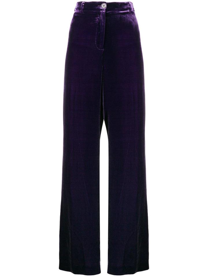 Aspesi Palazzo Trousers - Purple