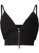 Y / Project Front Zip Bustier