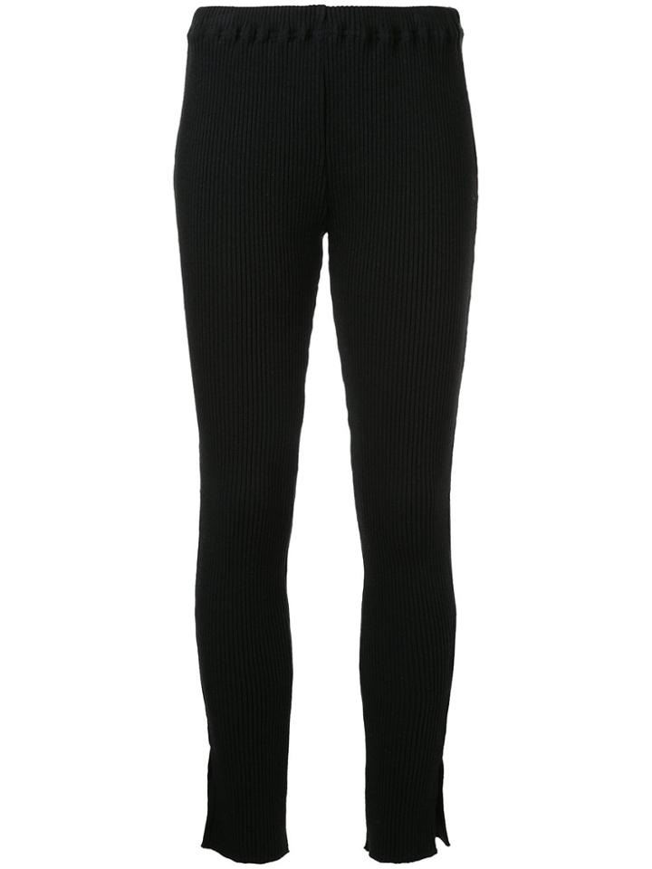 H Beauty & Youth Ribbed Leggings - Black
