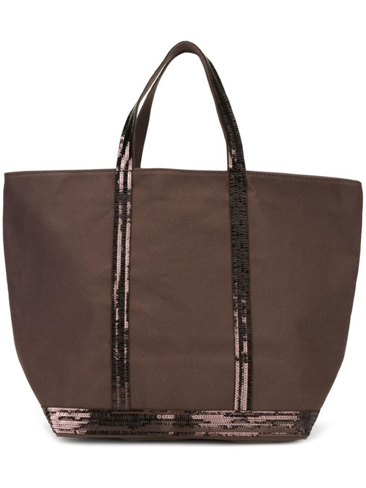 Vanessa Bruno Sequin Embellished Tote, Women's, Brown