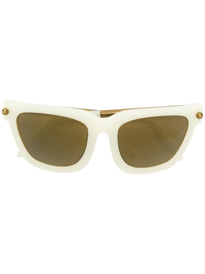 Alexander Wang Thick Frame Sunglasses - Nude & Neutrals