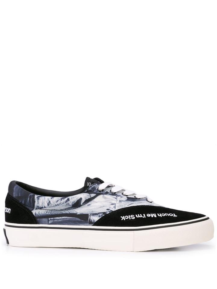 Takahiromiyashita The Soloist Printed Low-top Sneakers - Black