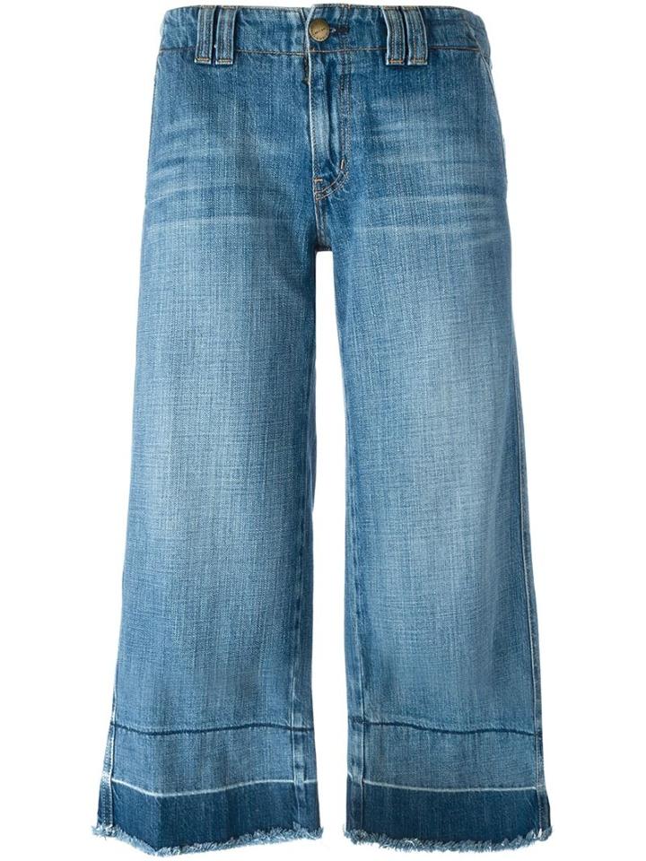 Current/elliott Denim Culottes, Women's, Size: 25, Blue, Cotton