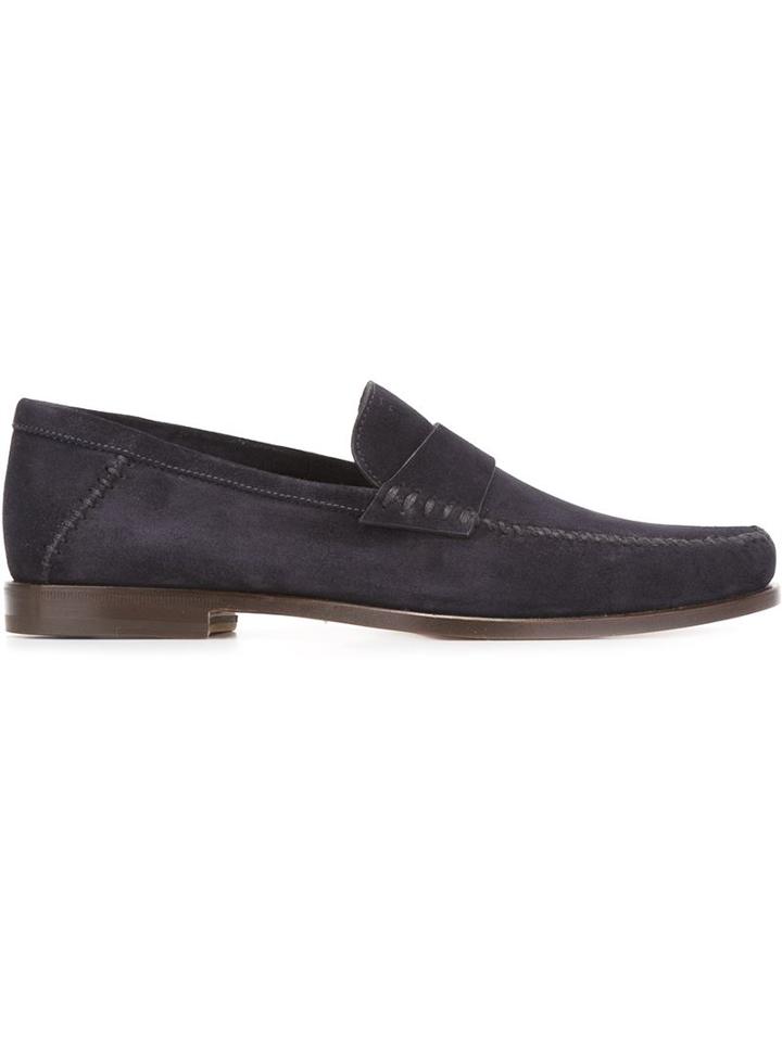 Santoni Penny Loafers