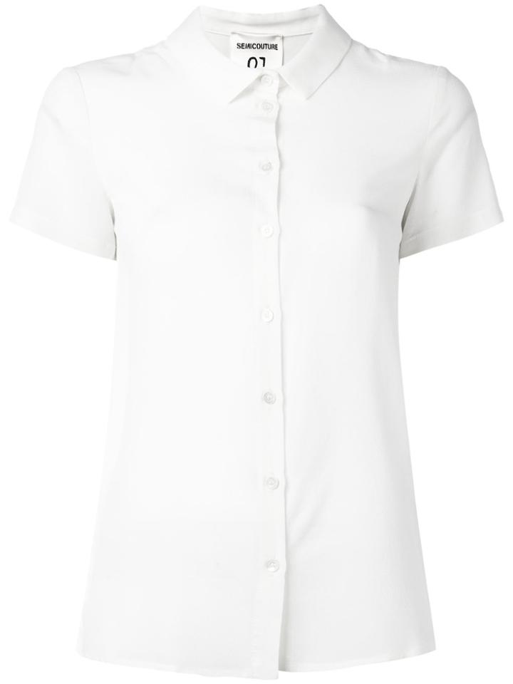 Semicouture Classic Button-down Blouse - White