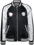 Guild Prime - Bear Patches Bomber Jacket - Men - Acetate - 1, Black, Acetate
