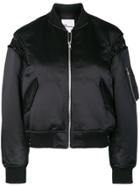 Comme Des Garçons Noir Kei Ninomiya Macrame Detail Bomber Jacket -