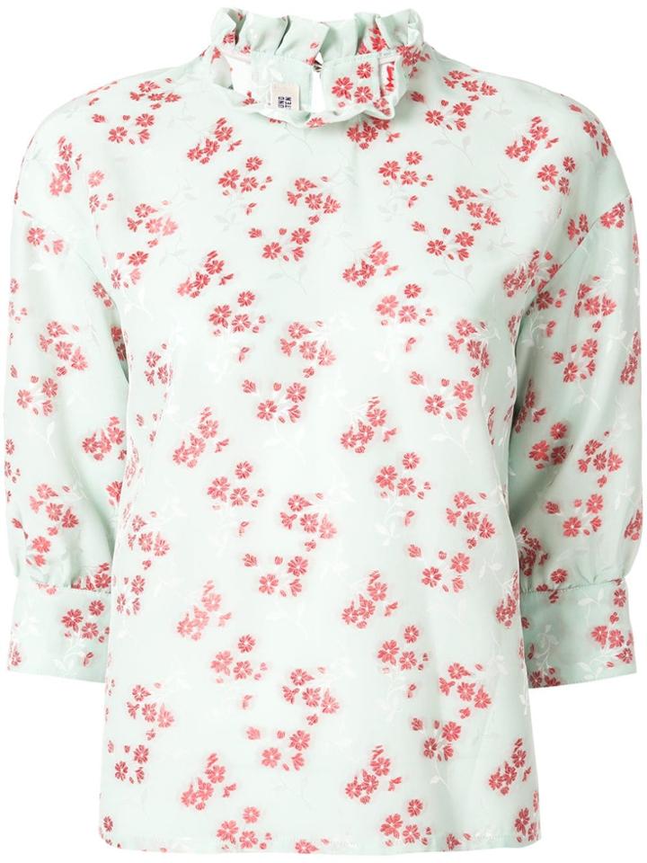 Baum Und Pferdgarten Floral Print Blouse - Green