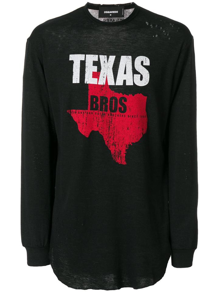 Dsquared2 Texas Bros Jumper - Black