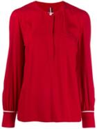 Tommy Hilfiger Button-detail Blouse - Red
