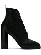 Nk Leather Ankle Boots - Black