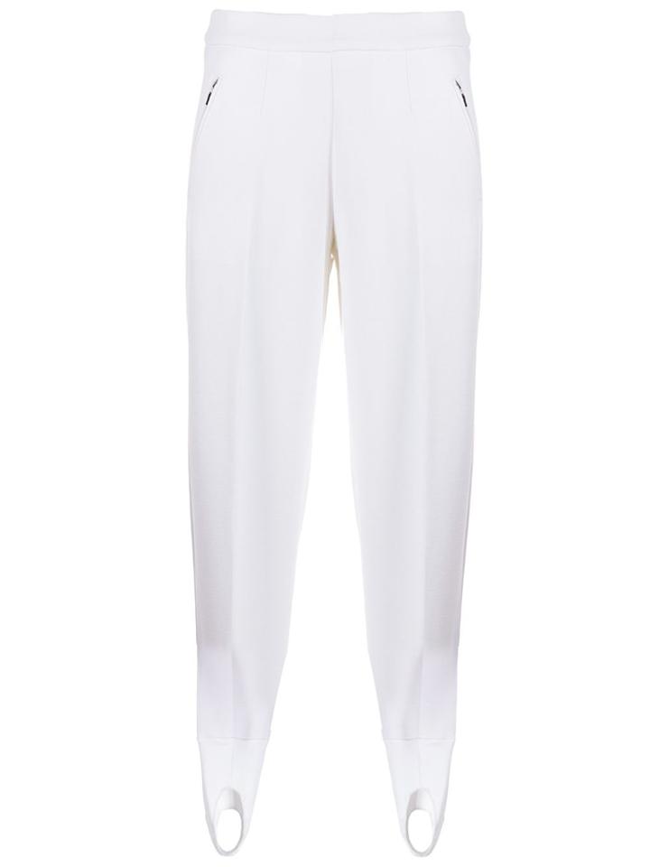 Bogner Heel Cuff Tapered Trousers - White