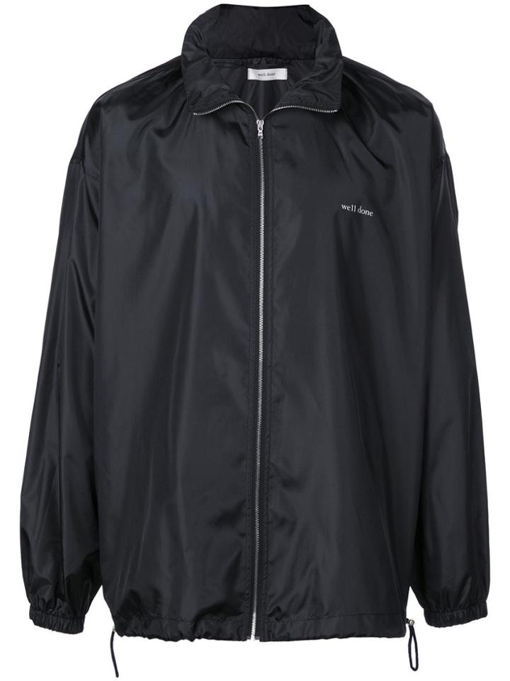 We11done Full Zipped Jacket - Black