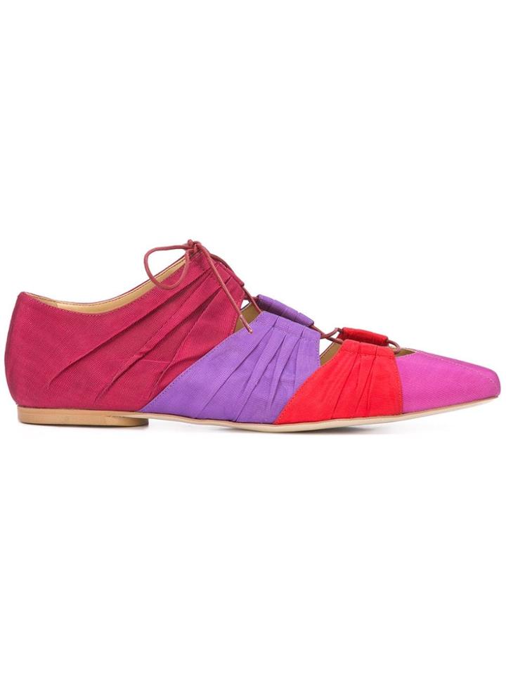 Rosie Assoulin Top Lace-up Sandals - Red