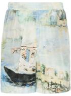 Off-white Printed Shorts - 9900 All Over N