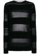 Primordial Is Primitive Striped Jumper - Black