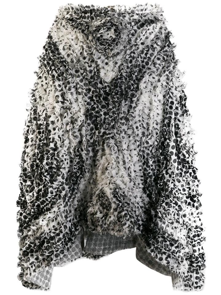 Alexander Mcqueen 2008's Polka Dots Skirt - Grey