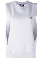 Dust - Sleeveless Hoodie - Women - Cotton - S, Grey, Cotton