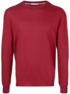 Paolo Pecora Crew Neck Sweater - Red