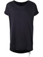 Army Of Me - Plain Long T-shirt - Men - Silk - L, Black, Silk
