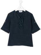 Hartford Kids Lace-up T-shirt, Girl's, Size: 12 Yrs, Blue