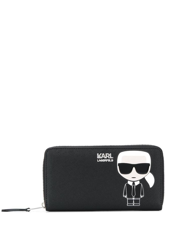Karl Lagerfeld Karl Continental Purse - Black
