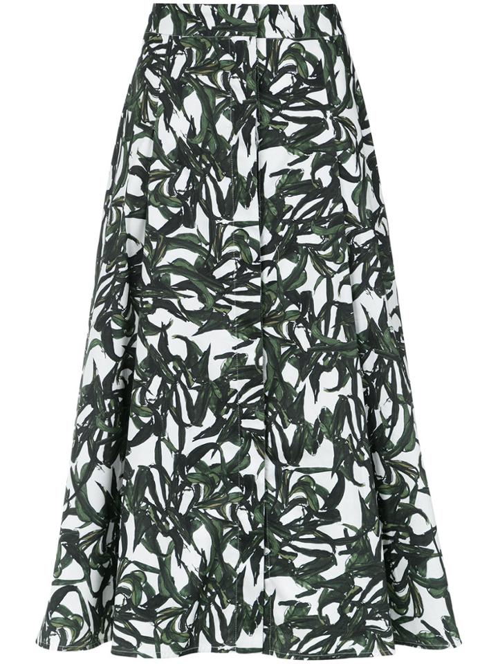 Andrea Marques Patte Foliage Print Skirt - Unavailable