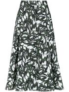 Andrea Marques Patte Foliage Print Skirt - Unavailable