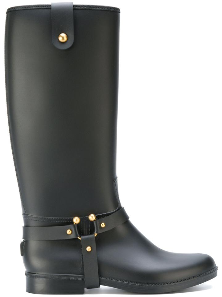 Red Valentino Rain Boots - Black