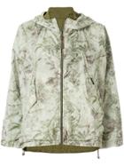Woolrich Printed Reversible Hooded Jacket - Green