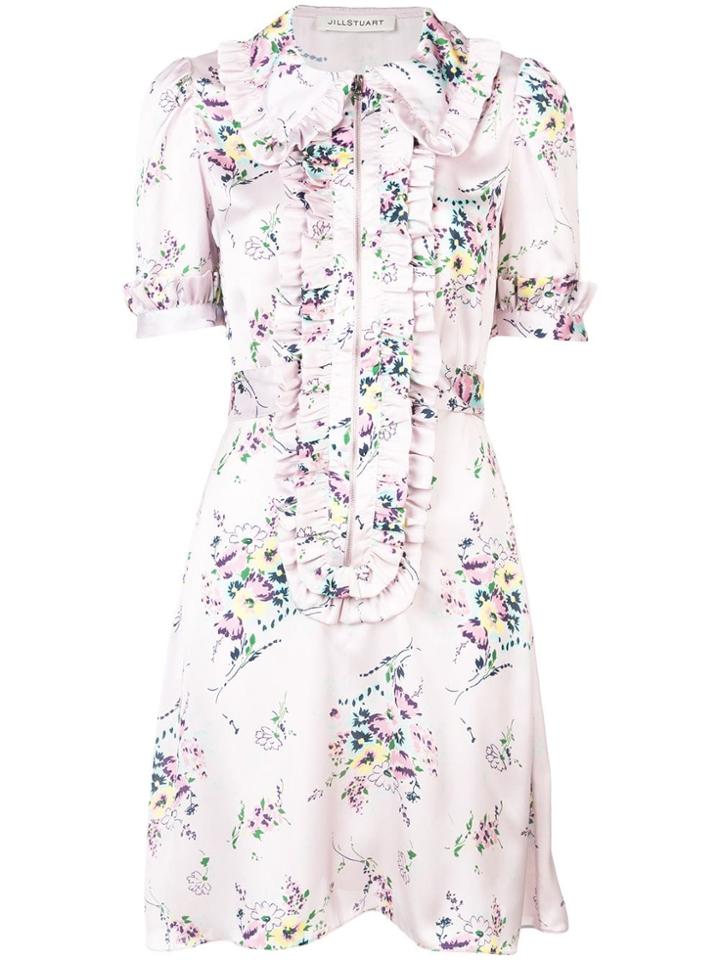 Jill Stuart Maia Printed Shirt Dress - Purple
