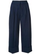 Antonio Marras Pinstriped Trousers - Blue