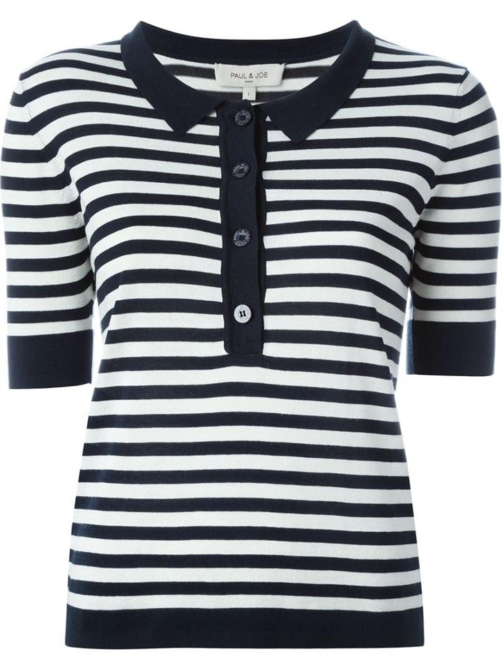Paul & Joe Striped Polo Shirt