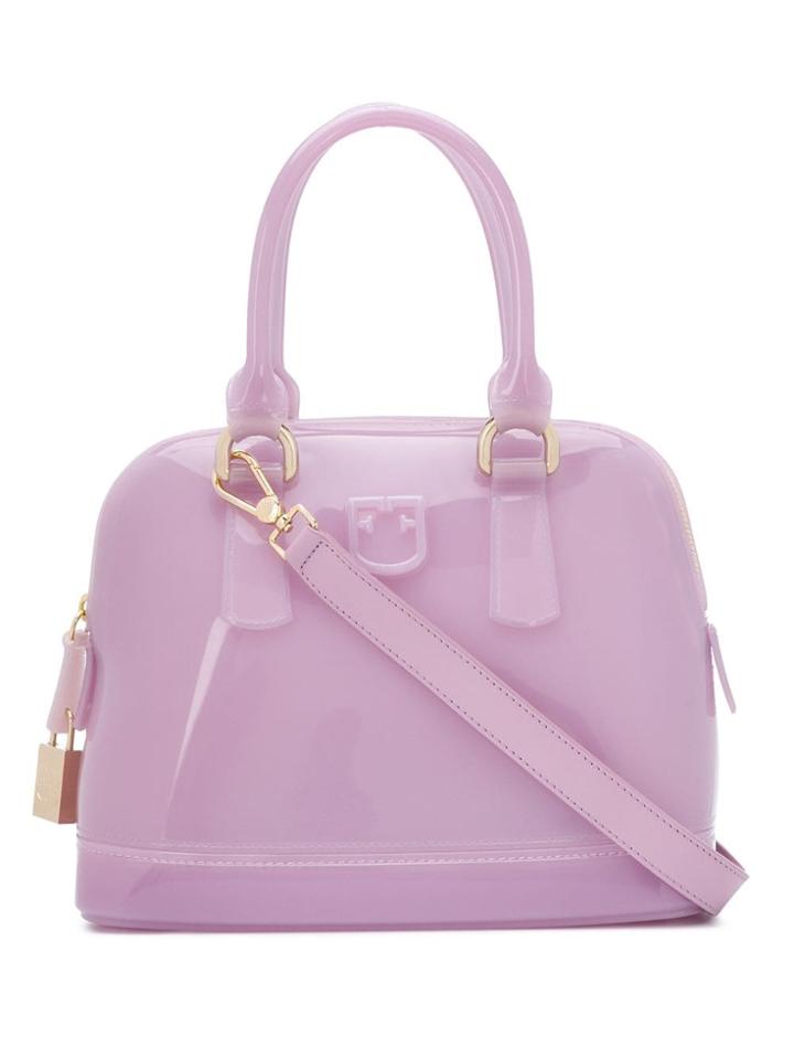 Furla Candy Fantastica Gloss Tote Bag - Purple