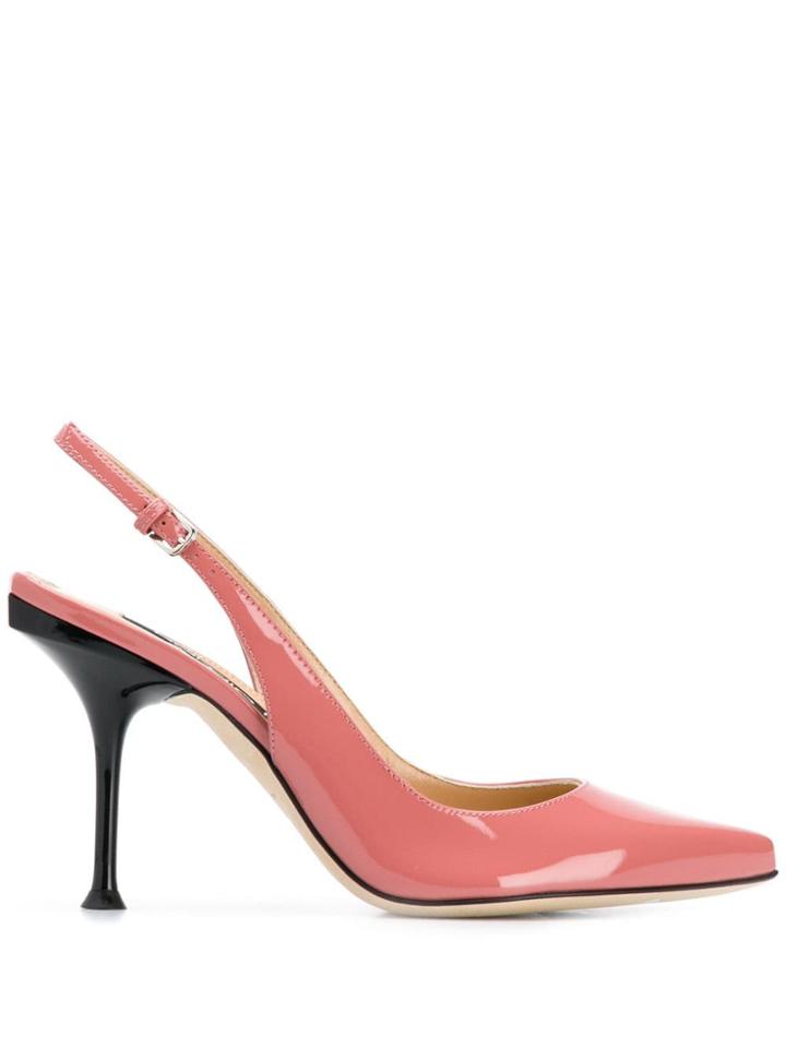 Sergio Rossi Slingback Milano Pumps - Pink