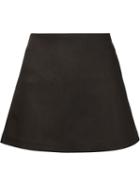 321 Mini Denim Skirt, Women's, Size: Small, Black, Cotton/spandex/elastane