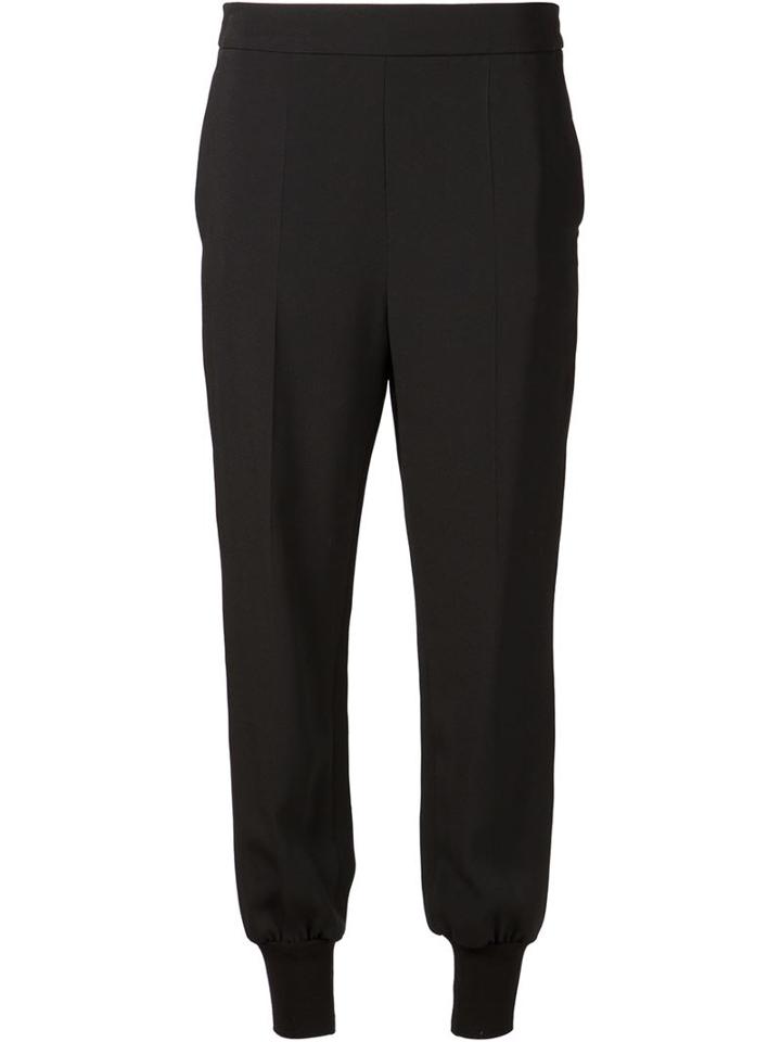 Stella Mccartney 'julia' Trousers, Women's, Size: 42, Black, Spandex/elastane/acetate/rayon