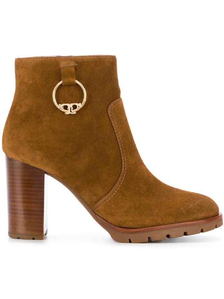 Tory Burch Sophie Lug Sole Bootie - Brown
